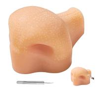 Nose Pimple Poppings Toy, Silicone Interactive Fidget Pimple popper Pal, Reusable Squeeze Stress Reliever, Funny Zit Simulator Game, Strawberry Nose Clip Blackhead Cleaner Model for Adult Teen (1Pc)