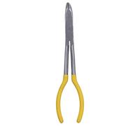 Nose Pliers 11 Inch 45# Steel Plier with Comfortable Handle 25 Degree ANG Needle Nose for Bending Shaping Twisting Wires Cable Cutting Industrial Machine Home Repairing Crafting Wo (90° clamp)