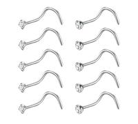 Nose Rings Studs | Nasual Gemstone Piercing Jewelry | Nose Charming Studs | for Daily Leisure Commuting School Party Gathering Travel Vacation