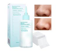 Nose Skin Cleaner Liquid - Nose Skin Dirt Removal Liquid - 150ml Refreshing Solution Fast-Absorbing with 50 Cotton Pads for Mother Ladies Wife Sisters Girlfriend Friends