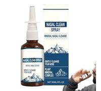 Nose Spray - 60ML Cleansing Solution, Hydration Gentle Nasal Wash | for Men Adult Elderly Family Clogged Congestion Dryness Tightness Home Travel Sleeping Nourishing Care Health Relief Mist