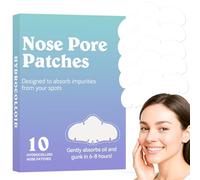 Nose Strips 10 Count, Hydrocolloid Pore Strip to Unclog and Shrink Pores, Nose Patch Absorbs Oil, Deep Cleansing Acne Pimple Spot, Blackhead Remover Strips for All Skin Types