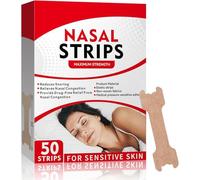 Nose Strips 50 pcs Men's Anti-snoring Device Anti-snoring Device Nose Strips Instantly Relieve Nasal Congestion Caused by colds Helps with Sleep Anti-snoring No Drugs