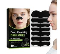 Nose Strips for Pores - Oil Control, Gentle and Deep Cleansing, 10 Pieces per Pack, Nose Care Plasters - For Women at Home, in the Salon, on Business Trips and Everyday Office Use