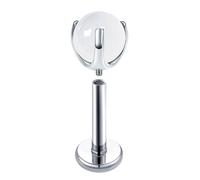Nose Stud Titanium, 1pcs 16GInternally Threaded Tragus Helix Piercing Jewellery Studs Round Ball, Silver White