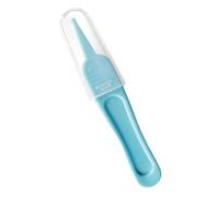 Nose Tweezers - Kids Nasal Cleaning Tool | Safe Rounded Tip Nipper with Gentle Grip Design & Compact Portable Build with Precise Control Action for Care, Home Hygiene, Travel Kit and Daily