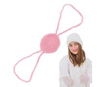 Nose Warmer Women - Soft Knitted Wool Nose Cover | Handmade Crochet Winter Accessory - Quirky Outdoor Skiing Cold Weather Ornament for Warmth Comfort and Festival Use