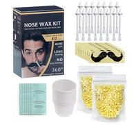 Nose Wax Kit for Men & Women, Complete Nose Waxing Kit, Hair Removal Kit,For Quick Nasal Hair Removal, Ideal for Nostril Cleaning