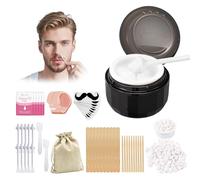 Nose Wax Kits for Men and Women, Nose Ear Hair Wax Kit with 100g Wax Coconut Scent, 10 Sticks, USB Fast Heat, Portable Hair Removal Wax Warmer,Multi-Accessories