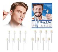 Nose Waxing Kit, 16 Wax Sticks Nose & Ear Hair Removal Sticks, Noses and Ear Wax Epilation, Easy to Use, Safe and Natural Hair Removal Kit