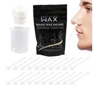 Nose Waxing Kit - Long Lasting Portable wax warmerr | Convenient Painless Safe Nosee Ear Hairr Wax Kitt with Waxx | Waxx Melt Warmer Nose Hair for Men and Women