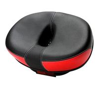 Noseless Bike Seat for Women Noseless Bicycle Seat Bicycle Saddle No Nose Bike Seat Cushion Bike Replacement Hollow Rear Seat Big Butt Wide Comfortable Saddle Seat with Taillight