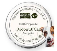 Noseprint 100% Organic Coconut Oil for Dogs Immunity Booster, Itchy Skin Relief, Digestive Support & Paw Balm