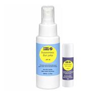 Noseprint Pet Sunscreen Bundle for Dogs and Cats, SPF 50 Balm 5ml with SPF 30 Spray 50ml, Non-Toxic Sun Protection