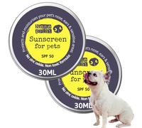 Noseprint SPF 50 Sun Protection Balm For Pets 30 ML in Tin | Moisturising Sunscreen For Dogs And Cat Non-Toxic Formula After Sun Moisturiser Balm for pets (SPF 50 30ML (2pack))