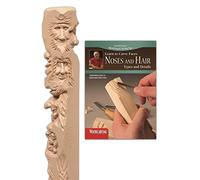 Noses and Hair Study Stick Kit (Learn to Carve Faces with Harold Enlow): Learn to Carve Noses and Hair Booklet & Noses and Hair Study Stick (Fox Chapel Publishing) Sturdy Resin & Step-by-Step Booklet