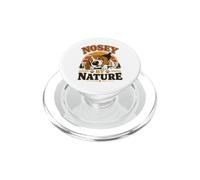 Nosey By Nature Beagle T-Shirt Funny Dog Lover Design PopSockets PopGrip for MagSafe