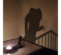 Nosferatu Candle Holder, Nosferatu Candle Shadow, Vintage Halloween Horror Candle Holder Metal Decoration, Tealight Shadow Caster - Halloween Tea Light Holder, for Dining Table (C)