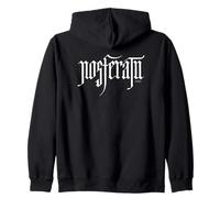 Nosferatu Logo White Zip Hoodie
