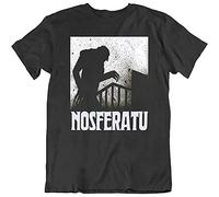 Nosferatu Vampire Dracula Monster Shadow Movie Horror Halloween T-Shirt Tee Gift XL Black