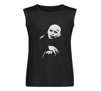 Nosferatu Vampire Hammer Horror Cult Goth Punk Unisex Vest Tank Tops Printed Mens Black Sleeveless T-Shirt M