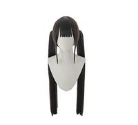 Noshiro Cosplay Wig Two ponytails Game Azur Lane Women Heat Resistant Synthetic Black Brown Cosplay Wig Noshiro Cosplay