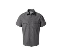 NosiDefense Cotton-Blend 'Kiwi' Short Sleeve Shirt Craghoppers Pale Blue L