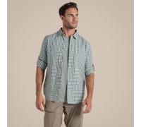 Nosilife Nuoro Insect-Repellent Check Long Sleeved Shirt Craghoppers Green XXL