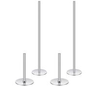Nosiny 4 Pieces Stainless Steel Cake Heating Core 6 and 2 Inch Silver Heating Rod Cake Baking Supplies for Birthday Party Wedding Decorating Baking Tools Accessories Kitchen Utensils