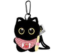 Nosiny Plush Black Cat Keychain For Bag Charm Plush Cute Keychain Pendant Cat Lover Gift For Women Handbags Backpacks Purse, Black, Size: approx. 3.94 x 2.76 inches/ 10 x 7 cm