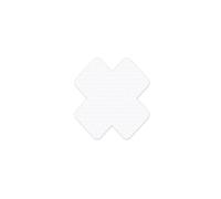 Noso 33420 Ripstop Patch - NoSo X White 2.5" Size: one size