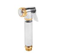 Nosqew Bathroom Brass Bidet Hand Held Sprayer Toilet Spray Shower Head Nozzle Sprinkler High Pressure Durable for Feminine Hygiene and Toilet Made of Brass and Aluminum Gold