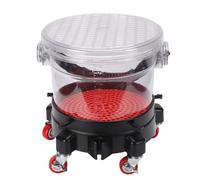 Nosqew Car Bucket Wash System 15L Professional Washing Detailing Kit with Grit Trap 5 Castor Wheels Dolly Lid Transparent for Car Truck Trailer Ship Cleaning ABS Material