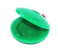 Nosqew Children Finger Castanet, Plastic Musical Instrument Fun Educational Toy for Kids Rhythm Learning and Parent Child Interaction Music Therapy Instruments (Green)