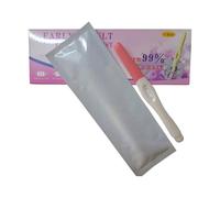 Nosqew Fake Pregnancy Test Stick Prank Toy Real Looking Positive Result Always Blue Pink Plastic 19×6×2cm Perfect for April Fools Day Bachelorette Party (Pink-capped mystery stick + urine cup)