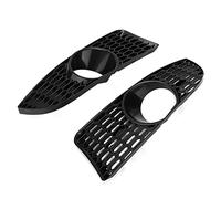 Nosqew Fog Light Grille Cover Replacement ABS Plastic Durable Stylish Protection For E90 E92 E93 Modified M3 Style Front Bumper 2PCS Black