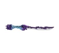 Nosqew Foldable LED Light Up Sword, Rechargeable Color Changing with Sound Effects, for Role Play Toy (Purple)