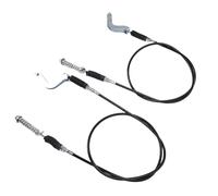 Nosqew Forward Reverse Shift Cable 2PCS High Sensitivity Durable Cart Shifter Cable for EZGO ST350 ST480 Workhorse Cart 1996 2025 72341G01 15977IC N7234 43 3/4in
