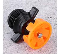 Nosqew G1/2in Single Head Spray Nozzle Misting Nozzle Plastic Atomized Water Uniform Spray for Greenhouse Agricultural Vegetable Irrigation Garden Watering 20Pcs