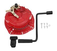 Nosqew Hand Crank Starter Replacement High Strength Durable Metal Engine Starter Assembly for Vertical Air Cooled Engines 170F 173F 178F 186F 188F 192F 195F Generators Mini Tillers
