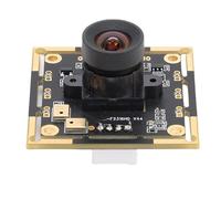 Nosqew HD USB Camera Module 2MP Manual Focusing 1080p Wide Angle Lens with Dual Microphones for Industrial Scanning Devices PCB 38x38x17.5mm