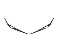 Nosqew Headlight Eyebrow Stickers ABS Material Headlamp Eyelid Decal Cover Trim Replacement for X3 X4 G01 G02 2018 Plus Models Durable Rustproof Nonfading Stylish Design Easy (Carbon Fiber Style)