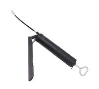 Nosqew High Pressure Grease Coupler Heavy Duty 400CC Manual Single Double Pressure Rod Grease Tool with Hose for Harvester Excavator Bulldozer Black