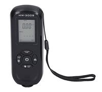 Nosqew HW300S Coating Thickness Digital LCD Backlight Film Thickness Meter High Precision Measuring Tool for Manufacturing Metal Processing ABS Material 12x4.4cm (Black)