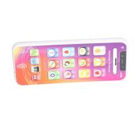 Nosqew Kids Learning Toy Play Cell Phone Soft LED Light Adjustable Volume Educational Mobile Phone for Toddlers Children ABS Plastic 12.4 x 5.9 x 0.8cm (Purple)