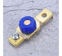 Nosqew Motorcycle Battery Power Off Switch High Quality Quick Disconnect Master Isolator Terminal Link for Universal Motorcycle Batteries ABS Copper Gold Blue