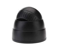 Nosqew Outdoor CCTV Fake Simulation Dummy Camera with Flashing LED Light Home Security Dome Fake Camera for Indoor Outdoor Surveillance ABS Plastic 95mm Diameter (Black)