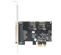 Nosqew PCIE to Parallel Port Card High Speed PCIE LPT Printer Card Adapter with DB25 Interface for Legacy Printers and Scanners Compatible with Mac OS X