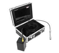 Nosqew Pipe Inspection Camera with Recording Function 32.8ft Sewer Camera 6 LED Lights 9 Inch Color TFT LCD Screen IP68 Drain Inspection for Water Pipes Air Conditioning Pipes (UK Plug)