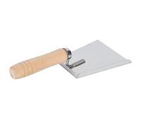 Nosqew Professional Stainless Steel Beeswax Scraper Shovel High Strength Beekeeping Tool for Honey Harvesting and with Wooden Handle 20cm Length